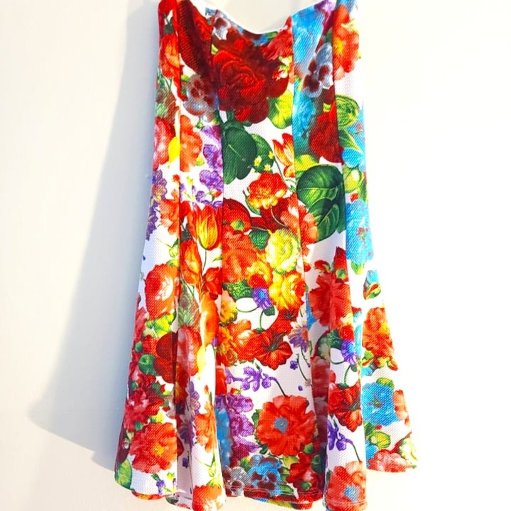 Bright Floral Dress- small